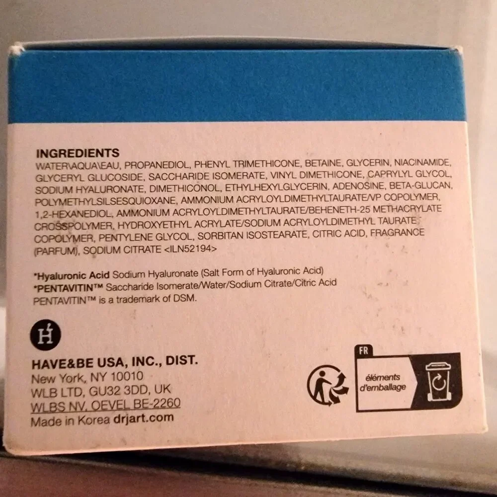 Dr. Jart+ Vital Hydra Solution Hydro Plump Water Cream 50mL New In Box Sealed